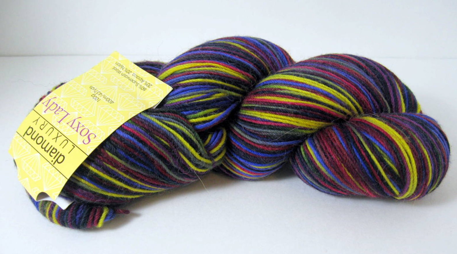 Diamond Yarn Soxy Lady Luxury Sock Yarn Superwash Wool Alpaca Nylon