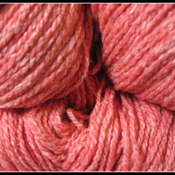 Elsebeth Lavold Silky Wool Yarn Hank Fingering DK Weight Soft Fiber Hank Heather Tweed Blend