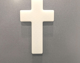 Calamita da frigorifero a forma di croce, regalo cristiano, stampata in 3D