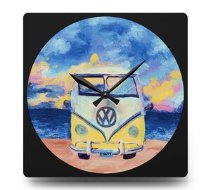 Plaque Métal Rétro VW Bulli 35 Cm - Licence Officielle, Design Vintage, Fait En Allemagne