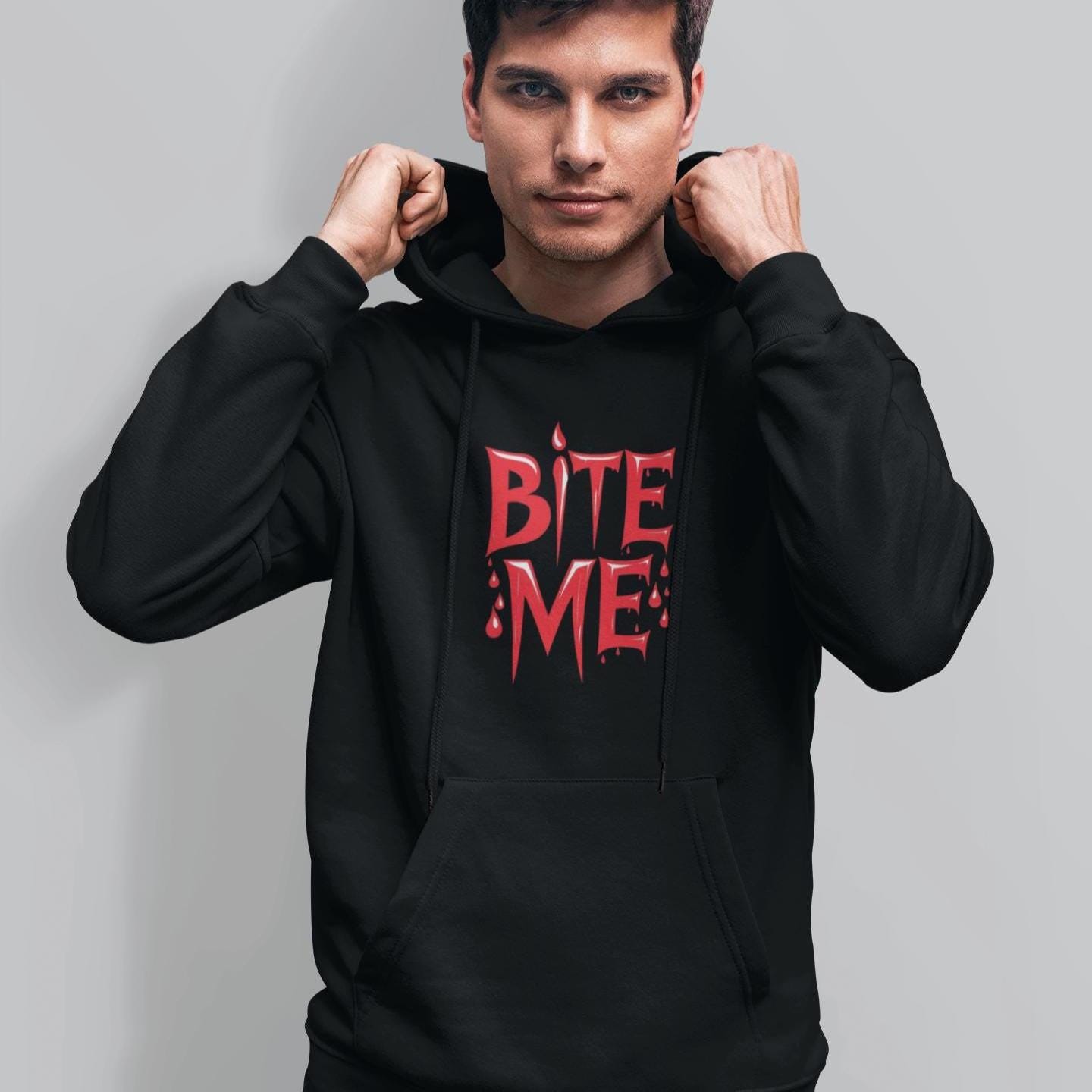 Vampire Teeth Hoodie - Etsy Canada