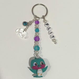 Flit Keychain – Disney Pocahontas Doorables – Handmade Beaded Bag Charm – Cute Sidekick Keychain Gift for Disney Fans