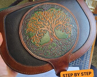 Women's Bag PDF Pattern | Leather Craft Pattern | Instant Download