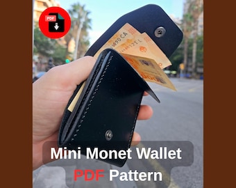 PDF Pattern Mini monet Wallet