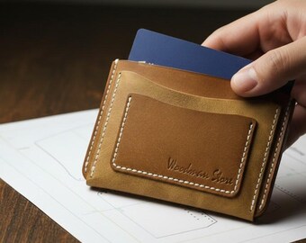 PDF Pattern Leather Passport Cover | Minimal Handmade Travel Wallet