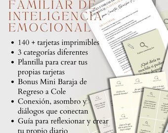 Baraja Familiar para conversación - Inteligencia Emocional