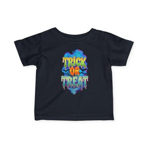 Infant Halloween Tee - Trick or Treat Shirt, Cute Baby Halloween Outfit, Toddler Halloween Clothes, Spooky Babywear, Fun Kids Halloween Top