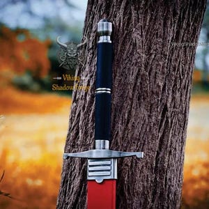 Handmade Dragon Ball Z Sword: Stainless Steel Trunks Replica with Scabbard