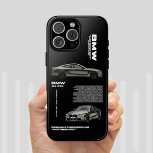 Sports Car Phone Case, Racing JDM Anime Phone Case, Motorsport M4 CSL, Tough Cover iPhone 17 16 15 14 13 12 11 Pro Max Air, Samsung S25 S24