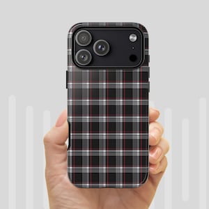 GTI Clark Plaid Coque de portable, VW Volkswagen Golf GTI Rabbit Tartan, Tough Cover pour iPhone 17 16 15 14 13 12 11 Pro Max Air, Samsung S25 S24