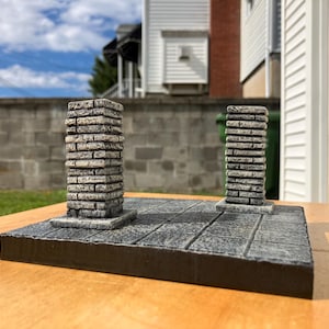 Tabletop Stone Pillars: Dungeon Terrain, Pathfinder Maps