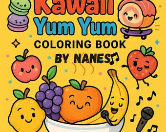 Kawaii Food Clipart Bundle | Cute Pastel Snack Characters PNG | Japanese Aesthetic Chibi Dessert Stickers for Planner, Sublimation, POD