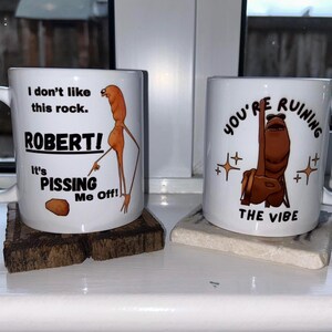 TikTok Viral Marcus The Worm Mugs - Choose Your Quote: Funny VRChat Character Coffee Mug Gift image 6