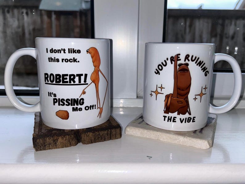 TikTok Viral Marcus The Worm Mugs - Choose Your Quote: Funny VRChat Character Coffee Mug Gift image 6