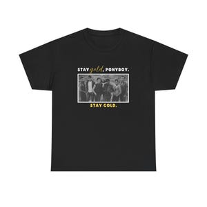 Bleib Gold Ponyboy T-Shirt, The Außenseiter Shirt, S E Hinton Tee, Unisex Top, Buch Liebhaber Geschenk