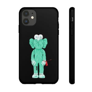 KAWS Inspired Phone Case: Dual Layer Protective Cover (Glossy/Matte) image 9