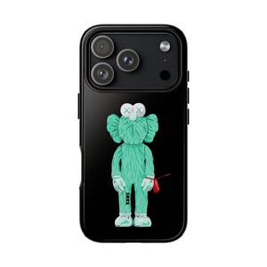 KAWS Inspired Phone Case: Dual Layer Protective Cover (Glossy/Matte) image 4