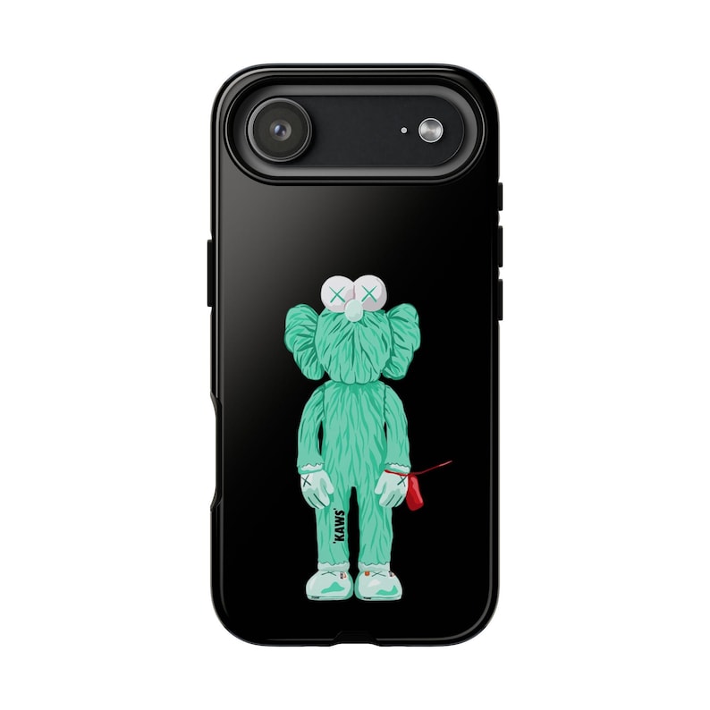 KAWS Inspired Phone Case: Dual Layer Protective Cover (Glossy/Matte) image 3