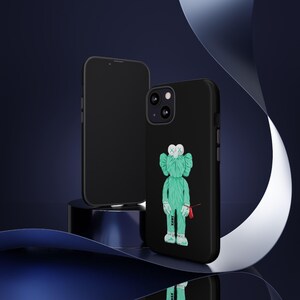 KAWS Inspired Phone Case: Dual Layer Protective Cover (Glossy/Matte) image 7