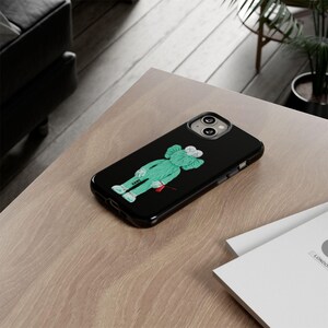 KAWS Inspired Phone Case: Dual Layer Protective Cover (Glossy/Matte) image 6