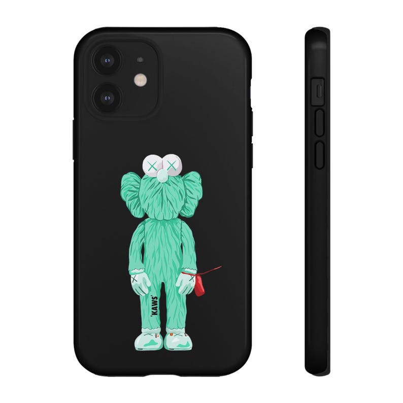 KAWS Inspired Phone Case: Dual Layer Protective Cover (Glossy/Matte) image 8