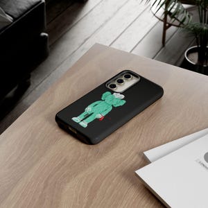 KAWS Inspired Phone Case: Dual Layer Protective Cover (Glossy/Matte) image 18