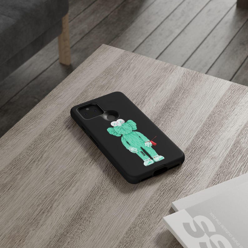 KAWS Inspired Phone Case: Dual Layer Protective Cover (Glossy/Matte) image 14