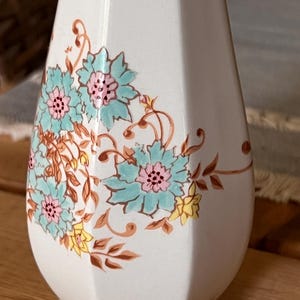 Handpainted Blue Flower Vase