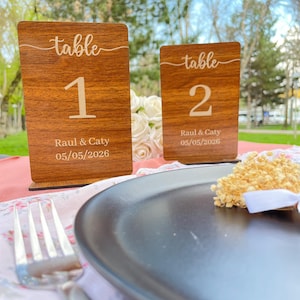 Rustic Country Wedding, Wooden Wedding Table Number - Wedding Table Decor, Custom Table Sign, Custom Table Sign, Rustic Country Wedding