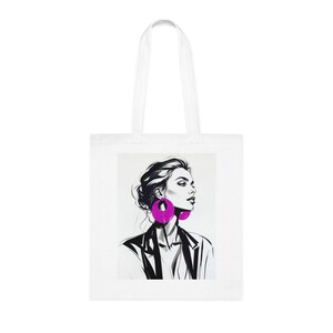 Stylish Art Canvas Wall Decor, Portrait Canvas, Fashion Art Print, Chic Home Decor, Modern Wall Art, Gift for Her