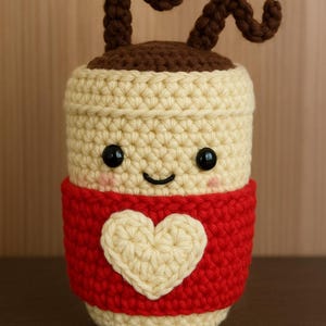 Amigurumi Coffee Cup Crochet Pattern: Beginner-Friendly Tutorial (PDF Download)