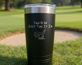 Glücklicher Gilmore Golf Becher: Laser gravierte Polarkamel 20 Unzen Becher