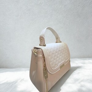 Luxury Pattern Mini Shoulder Bag – Designer-Style Crossbody Purse with Gold Hardware image 4
