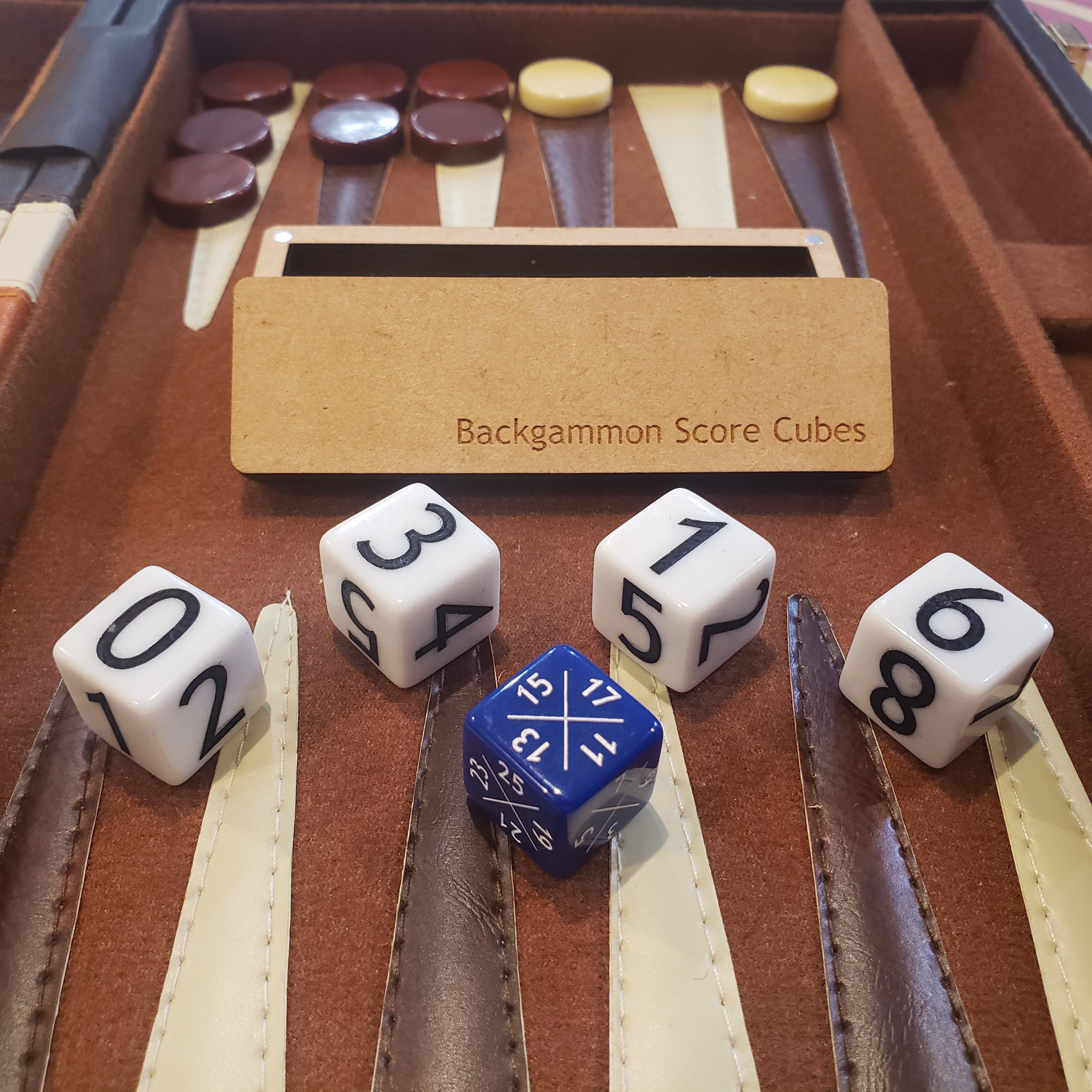 Backgammon Score Cubes – Handmade Cube Scoreboard for Backgammon - Etsy UK