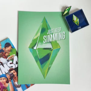 Sims 4 Lot Kunstdruck