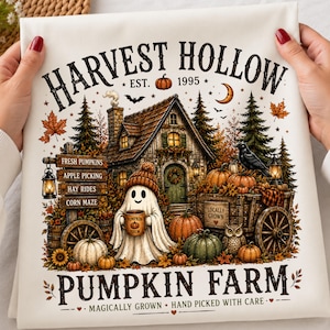 Fall Season Png, Retro Autumn Ghost Design, Pumpkin Png, Pumpkin Patch Png, Pumpkin Season Png, Fall Vibes Png, Fall Girl Pumpkin Spice Png