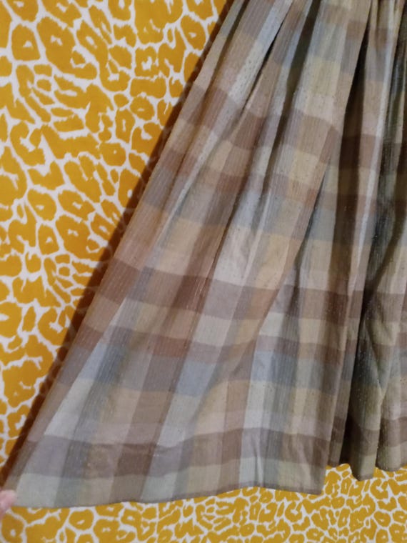 Vintage 50s Jonathan Logan tiny button front plai… - image 4