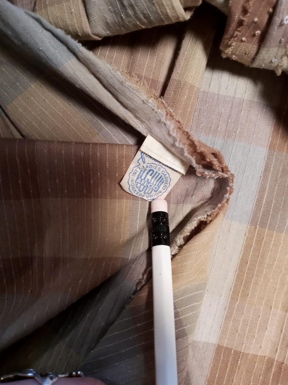 Vintage 50s Jonathan Logan tiny button front plai… - image 5