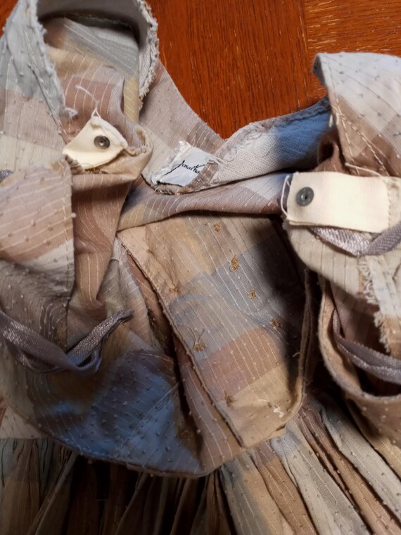 Vintage 50s Jonathan Logan tiny button front plai… - image 10