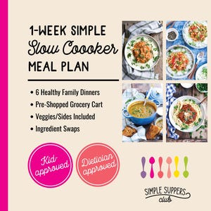1-Week Simple Slow Cooker Meal Plan
