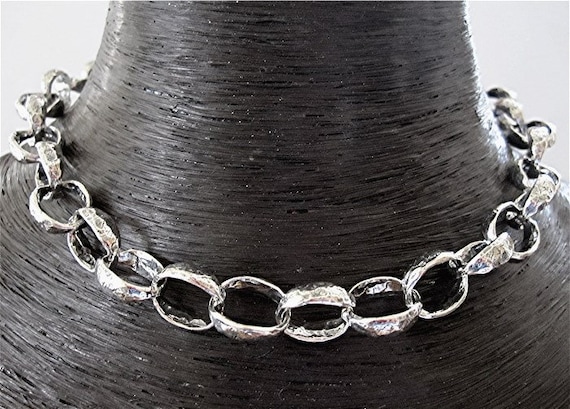 ブレスレット LANARCHIVE Dimension Chain Bracelet Forzatina Chain Bracelet 6.8mm Solid Sterling Silver