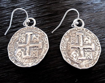 Coin Statement Earrings in Sterling Silver - IN STOCK