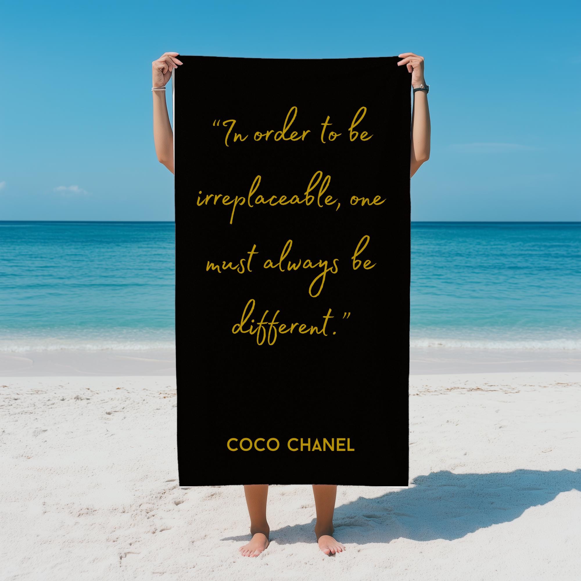 Chanel Beach Towel - Etsy