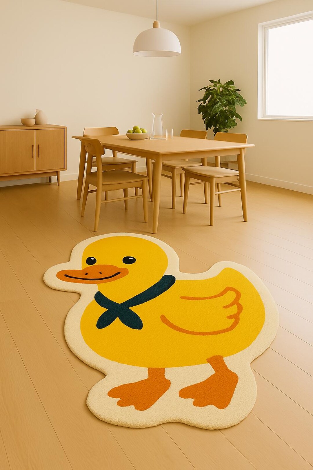 Hand Tufted Kids Duck Area Rug, Playroom Nursery Mat - Etsy
