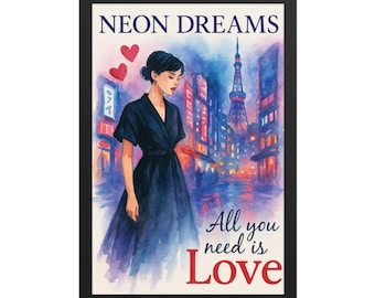 Tokyo Neon Dreams framed poster