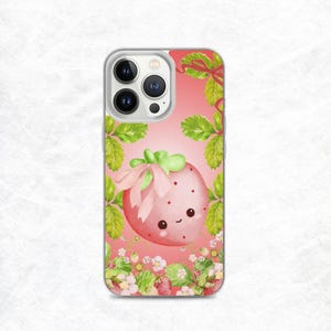 Fragola capricciosa - Custodia per iPhone La tua custodia per cellulare dolce e fruttata Custodia per smartphone