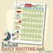 Reviewed by Anonymous reviewed Printable Custom DAILY Bedtime Routine Chart - Boy Theme
