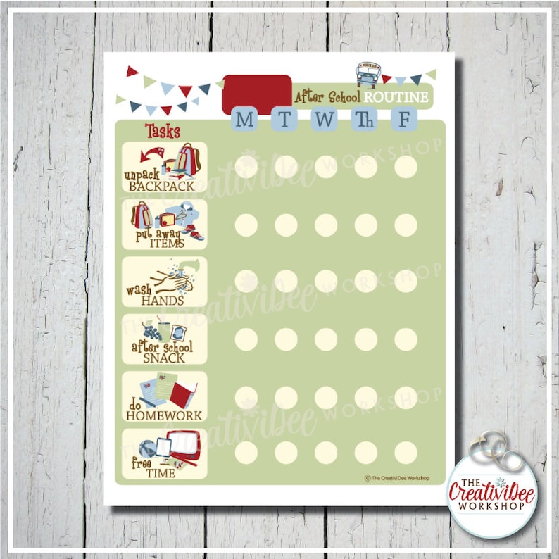 Childrens Immediately after Higher education Printable Program Chart, Editable Standing, Blue Topic graphic regarding Children's Routine Charts Free Printable named Childrens When Faculty Printable Timetable Chart, Editable Status, Blue Concept