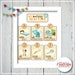 Printable Morning Routine Chart for Kids, Orange - Etsy