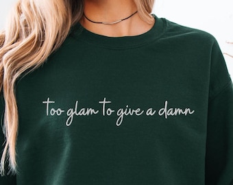 Sudadera con eslogan bordado: un jersey divertido y moderno, color personalizado